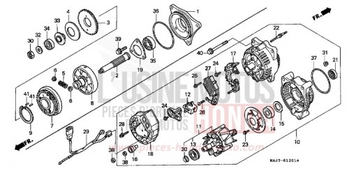 GENERATOR (ST1100T/V/W/AT/AV/AW) ST1100AW de 1998